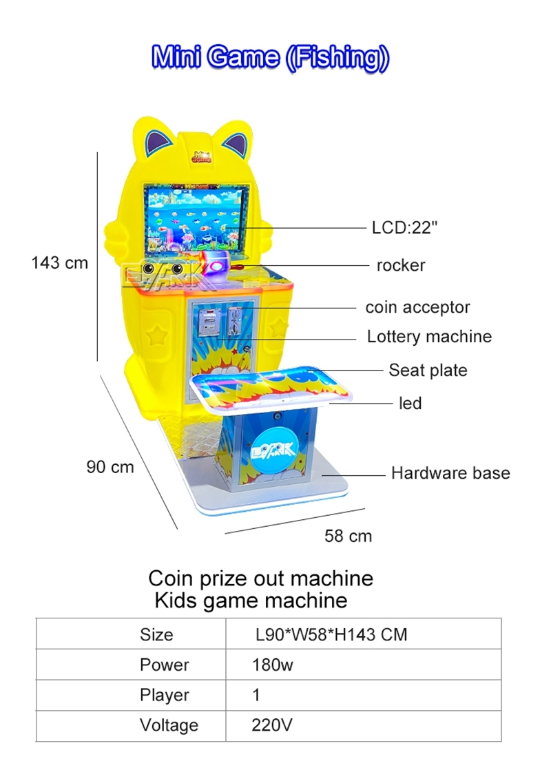 National Mini Game Series Racing, Shooting, Fishing, Amusement Arcade Game Machine