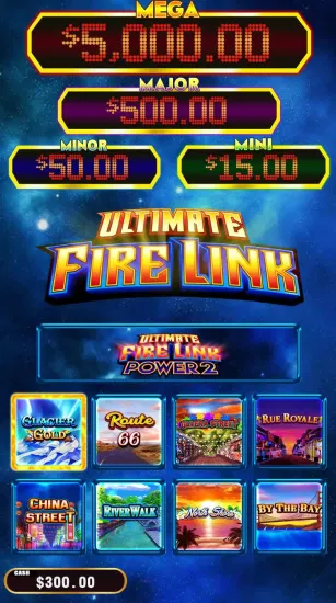 2023 Hot Selling Adjustable Arcade Game Fire Link Power 2 Slot Cabinet
