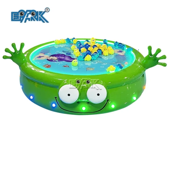 Magnetic Frog Fishing Kids Fishing Toys Electric Rotating Fishing Play Game Outdoor Game Machine